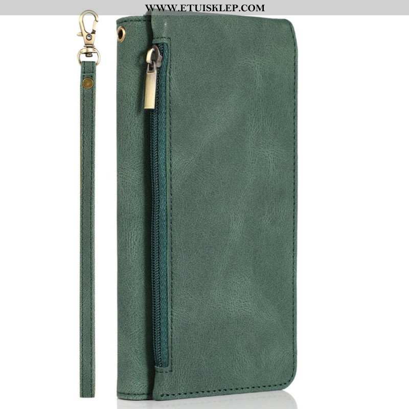 Etui Folio do iPhone 14 Pro Z Etui Na Zamek Błyskawiczny